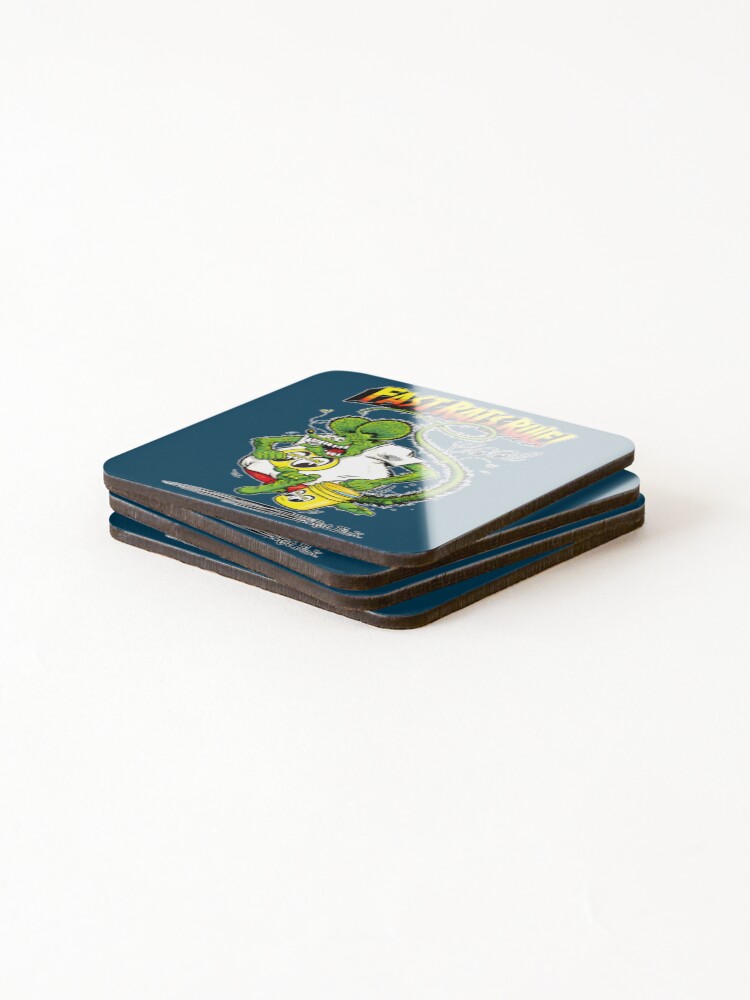 Thumbnail 4 of 5, Coasters (Set of 4), Fast Rats Rule designed and sold by Darlingora.