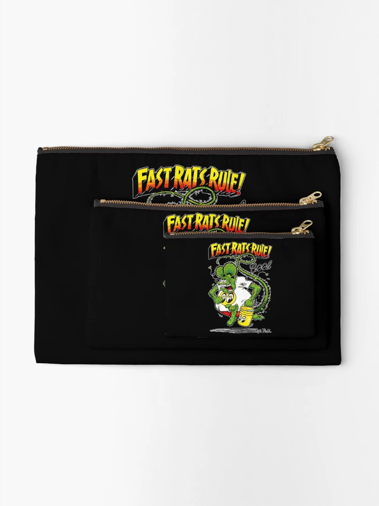 Thumbnail 2 of 4, Zipper Pouch, Fast Rats Rule designed and sold by Darlingora.