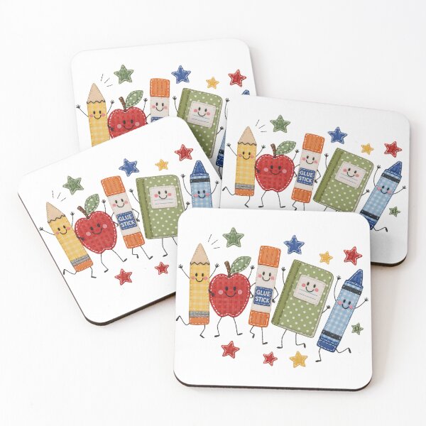 Item preview, Cute Faux Patch Back To School Happy School Supplies Graphic designed and sold by tarzbol.