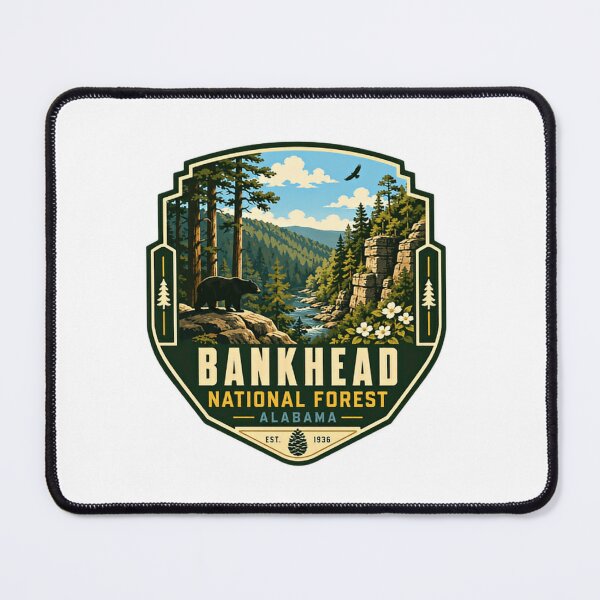 Item preview, Bankhead National Forest Alabama Est. 1936 Nature Outdoors Travel Explorer designed and sold by Simsimah26Parks.