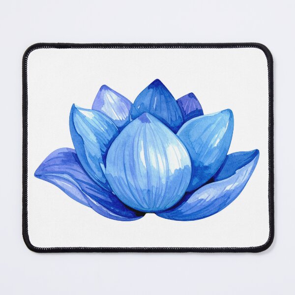 Item preview, Blue lotus watercolor designed and sold by AnnaHolyph.