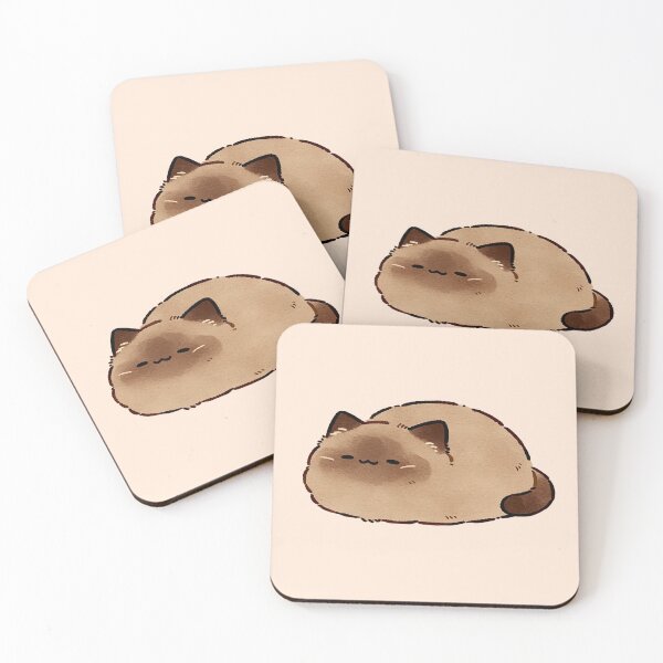 Item preview, Cute Sleeping Siamese Loaf Cat Kawaii designed and sold by jianina-alondra.