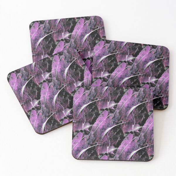 Item preview, Autumn Leaves Grunge Abstract in Pink designed and sold by Artistestella.
