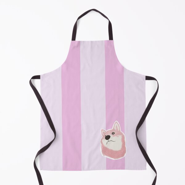 Item preview, Thick stripe (light pink, pink) with Shiba Inu designed and sold by ShibaCruise-On.