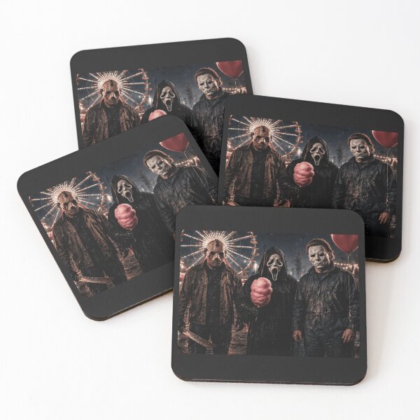 Item preview, Michael Myers Tshirts Halloween Horror Trio Jason Voorhees Ghost Face designed and sold by Hydlaaksmndriss.