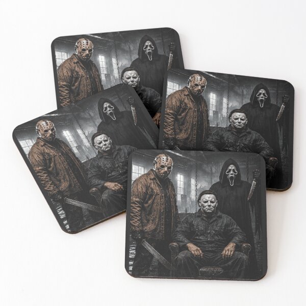 Item preview, Michael Myers Tshirts And Jason Voorhees With Ghost Face Halloween designed and sold by Hydlaaksmndriss.