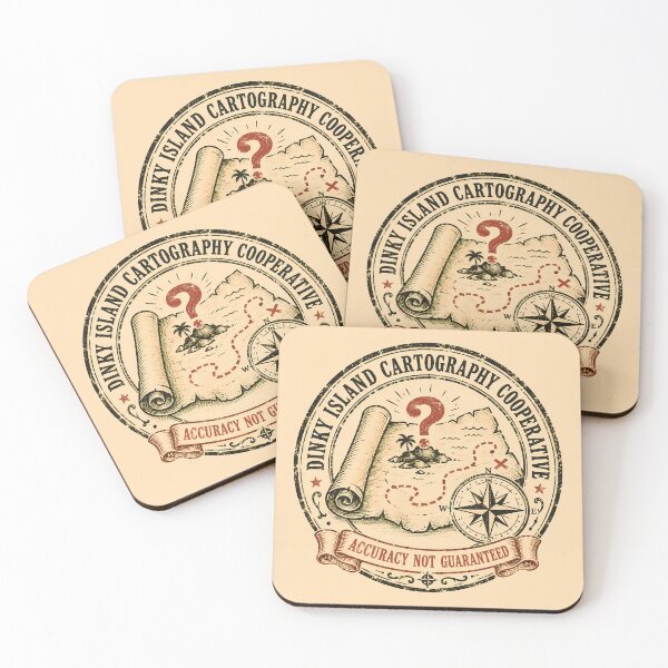 Item preview, Dinky Island Cartography Cooperative Stamp designed and sold by agearb.
