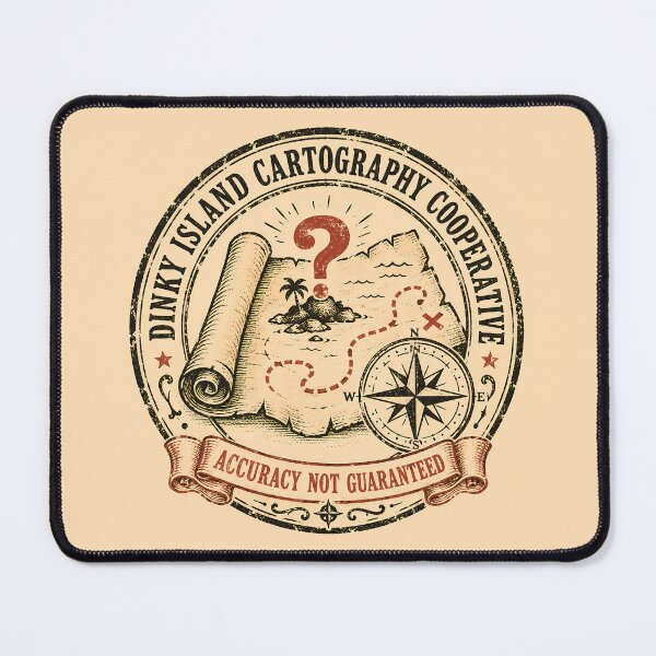 Item preview, Dinky Island Cartography Cooperative Stamp designed and sold by agearb.