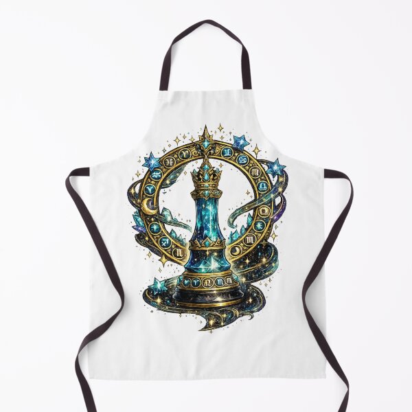 Item preview, Zodiac Crystal Chess King | Celestial Astrology Piece | Fantasy Galaxy Art designed and sold by irfanshikh.
