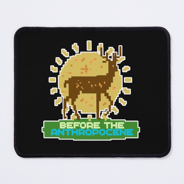 Item preview, Before Becoming Human - Eco Activism Pixel Art Deer designed and sold by Message from Earth.