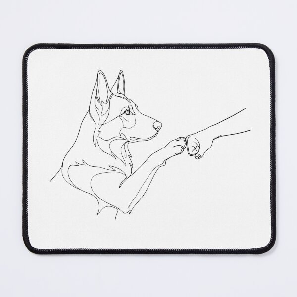 Item preview, Paw & Fist Bump Dog Lover Tee – German Shepherd Owner Friendship designed and sold by CanvasKitchen.