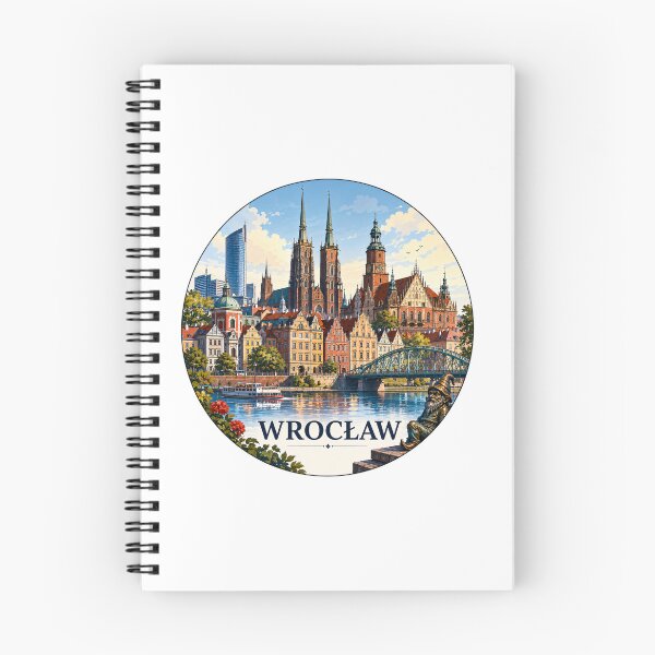 Item preview, Wrocław Landmark Skyline Travel Sticker designed and sold by Beyond Destinations.