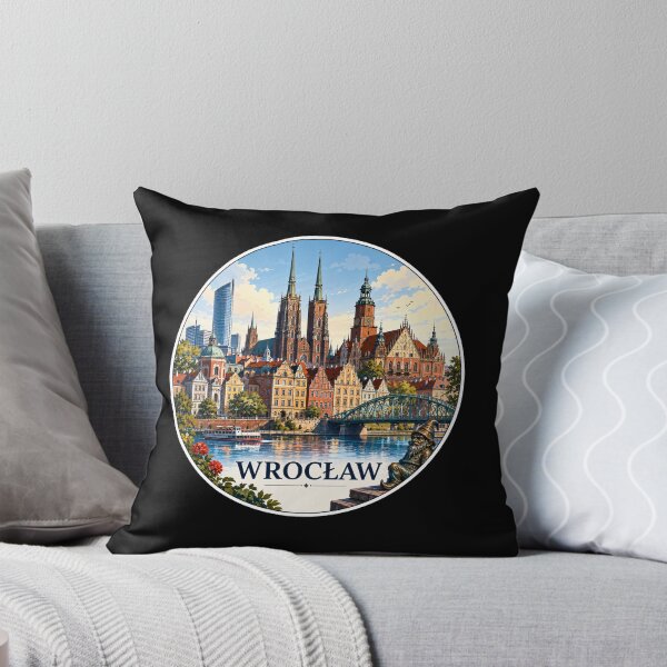Item preview, Wrocław Landmark Skyline Travel Sticker designed and sold by Beyond Destinations.