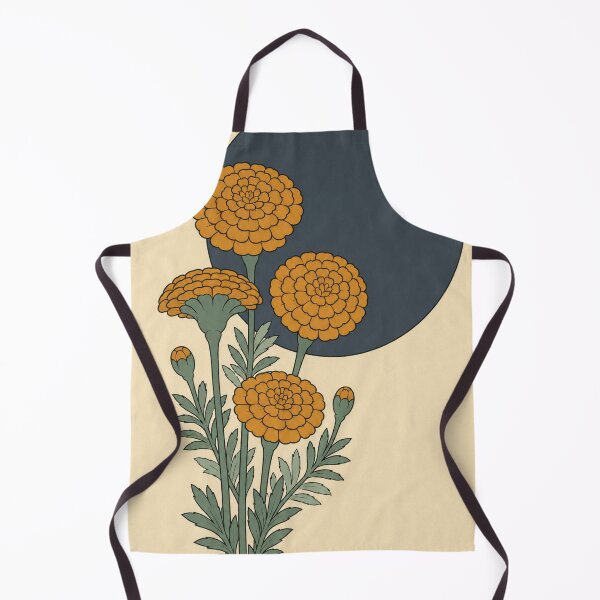 Item preview, October Birth Flower Marigold — Birth Flowers No. 10 | Ukiyo-e Woodblock designed and sold by Planthem.
