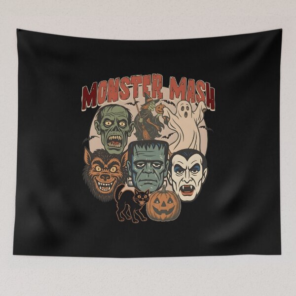 Item preview, Comfort Colors Monster Mash Shirt, Retro Halloween Monsters Graphic, Vintage Spooky Season, Frankenstein Dracula Ghost Witch, Cute Fall Costume Gift designed and sold by Zumbiavia.