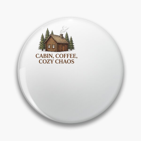 Item preview, Cabin, Coffee, Cozy Chaos - Cabin Life designed and sold by BinAlgoPix.