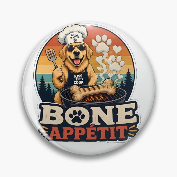 Item preview, Bone Appétit | Funny Dog BBQ Veterinary Design designed and sold by Bettybee00.