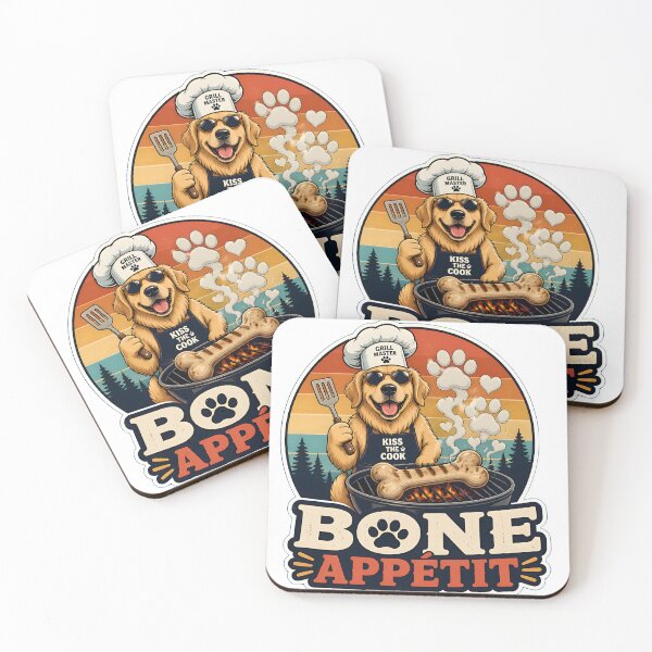 Item preview, Bone Appétit | Funny Dog BBQ Veterinary Design designed and sold by Bettybee00.