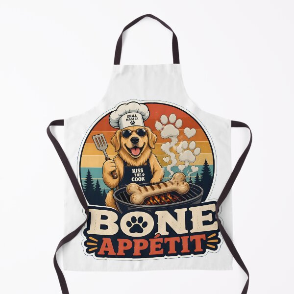 Item preview, Bone Appétit | Funny Dog BBQ Veterinary Design designed and sold by Bettybee00.