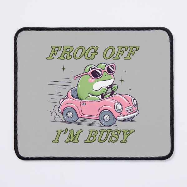Item preview, Frog Off I'm Busy Cute Frog Driving Car designed and sold by Sed94.
