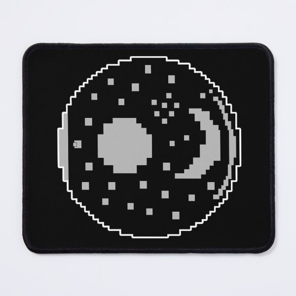 Item preview, Nebra Sky Disk Pixel Art 8 bit - Bronze Age Star Map - Dark designed and sold by Message from Earth.