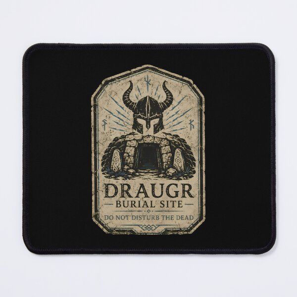 Item preview, Draugr Burial Site Hazard Notice designed and sold by agearb.