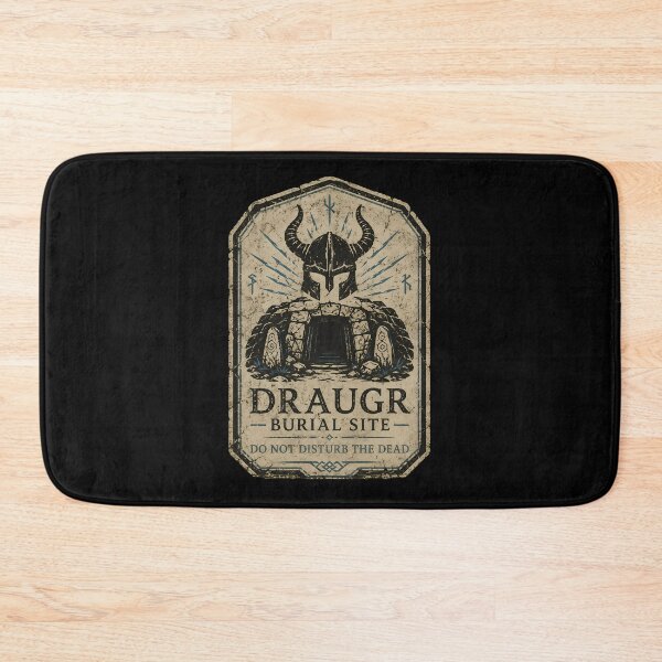 Item preview, Draugr Burial Site Hazard Notice designed and sold by agearb.
