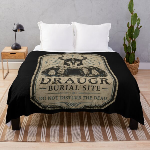 Item preview, Draugr Burial Site Hazard Notice designed and sold by agearb.