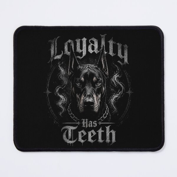 Item preview, Loyalty Has Teeth Doberman Lover Dog Lover Design designed and sold by DesignedByMarty.