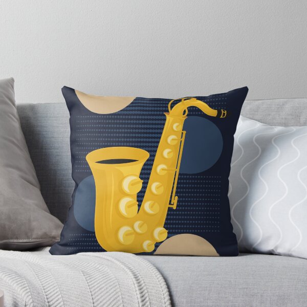 Item preview, Bauhaus Saxophone Print | Mid Century Modern Geometric Jazz Illustration | Abstract Retro Music Design designed and sold by Studio pod Burom.
