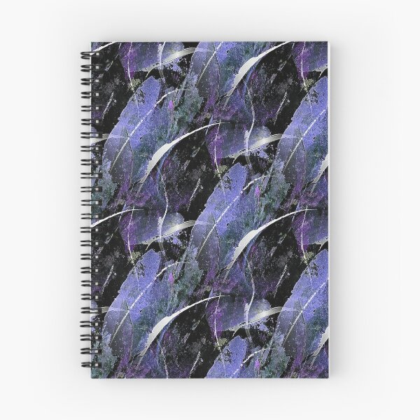 Item preview, Autumn Leaves Grunge Abstract in Purple designed and sold by Artistestella.