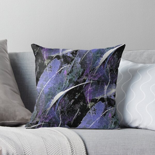 Item preview, Autumn Leaves Grunge Abstract in Purple designed and sold by Artistestella.
