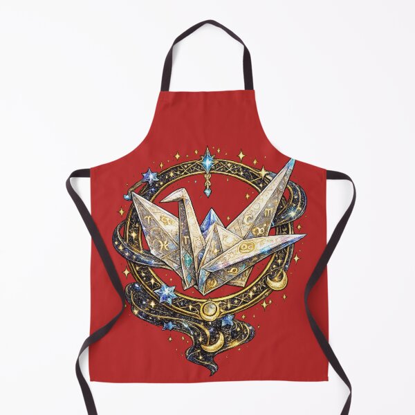 Item preview, Celestial Zodiac Origami Crane | Cosmic Paper Bird | Fantasy Astrology Art designed and sold by irfanshikh.