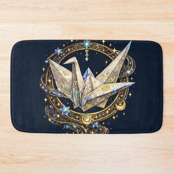 Item preview, Celestial Zodiac Origami Crane | Cosmic Paper Bird | Fantasy Astrology Art designed and sold by irfanshikh.