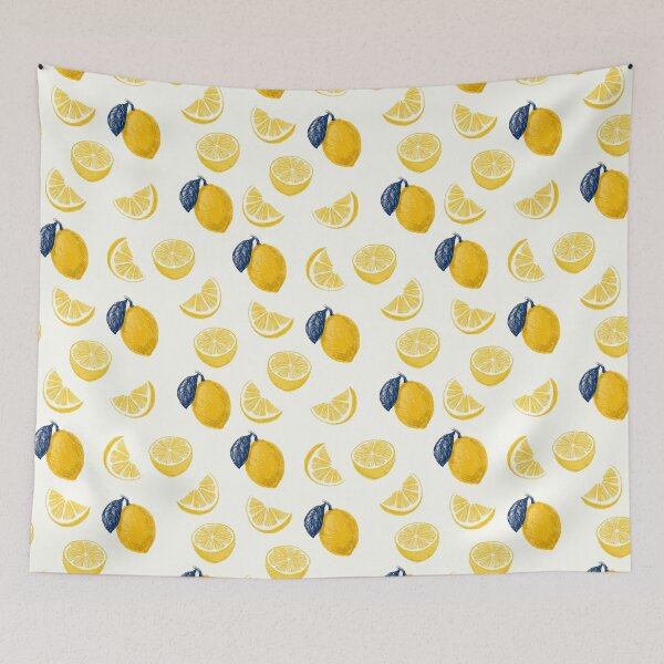 Item preview, Vintage lemon citrus fruits seamless pattern background designed and sold by ingapv.