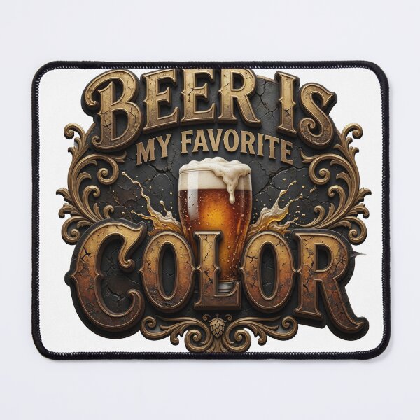 Item preview, Snappy BEER IS MY FAVORITE COLOR Print designed and sold by dazzlemakers.