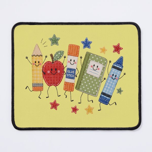 Item preview, Cute Faux Patch Back To School Happy School Supplies Graphic designed and sold by tarzbol.