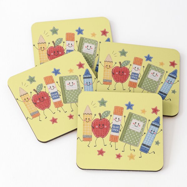 Item preview, Cute Faux Patch Back To School Happy School Supplies Graphic designed and sold by tarzbol.