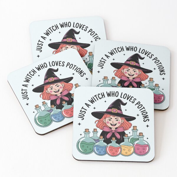 Item preview, Just a Witch Who Loves Potions – Cute Halloween Witch Design designed and sold by Jollys-ArtShop.