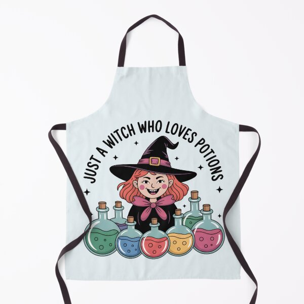 Item preview, Just a Witch Who Loves Potions – Cute Halloween Witch Design designed and sold by Jollys-ArtShop.