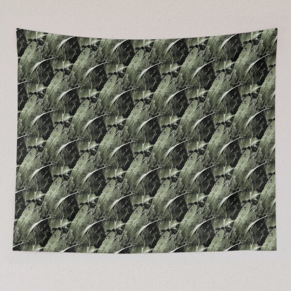 Item preview, Autumn Leaves Grunge Abstract in Green designed and sold by Artistestella.
