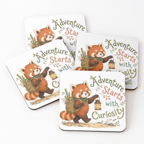 Item preview, Bamboo Explorer - Cute Red Panda designed and sold by bapupa.