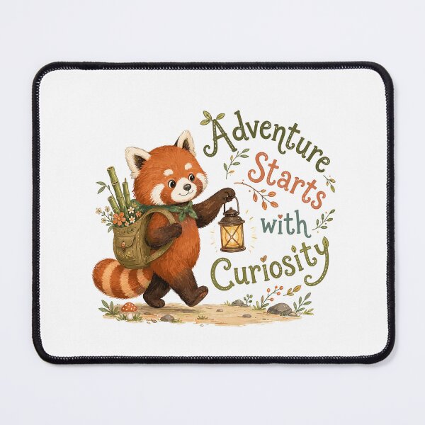 Item preview, Bamboo Explorer - Cute Red Panda designed and sold by bapupa.
