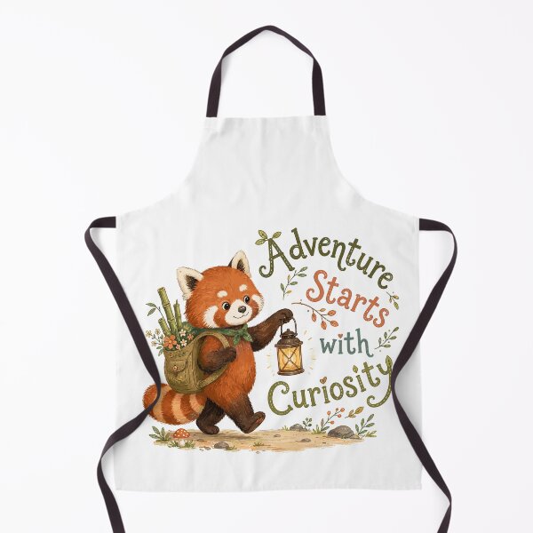 Item preview, Bamboo Explorer - Cute Red Panda designed and sold by bapupa.