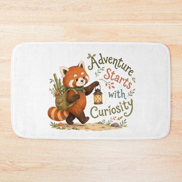 Item preview, Bamboo Explorer - Cute Red Panda designed and sold by bapupa.