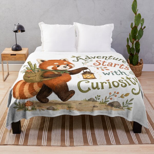 Item preview, Bamboo Explorer - Cute Red Panda designed and sold by bapupa.