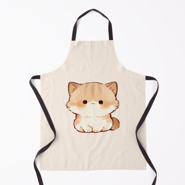 Artikelvorschau, Cute Fluffy Cream Kitten Kawaii Cat entworfen und verkauft von jianina-alondra.