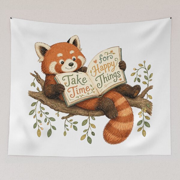 Item preview, Cozy Climber - Cute Red Panda  designed and sold by bapupa.