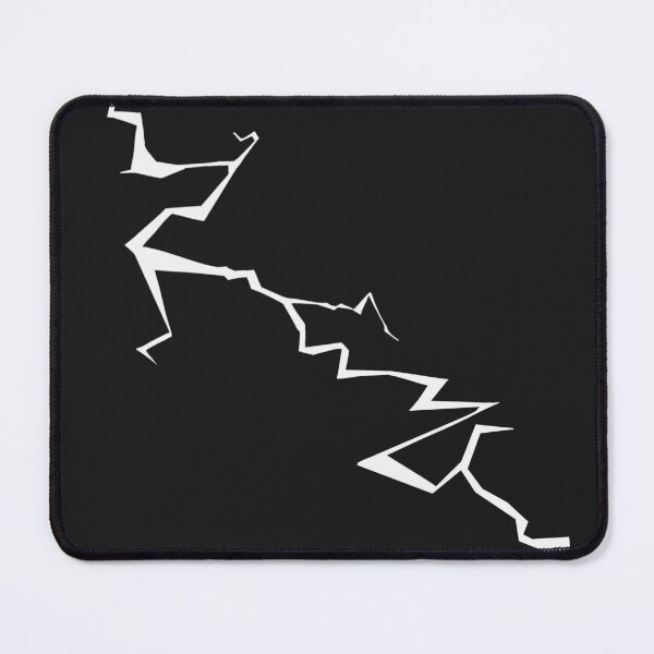 Item preview, Abstract Fracture Line | Minimal Geometric Crack Design | Modern Monochrome Graphic designed and sold by Cordilla_Xevoc.