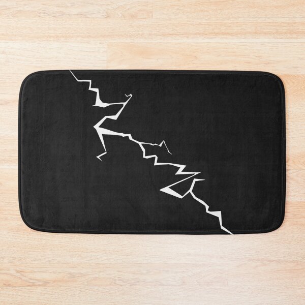 Item preview, Abstract Fracture Line | Minimal Geometric Crack Design | Modern Monochrome Graphic designed and sold by Cordilla_Xevoc.